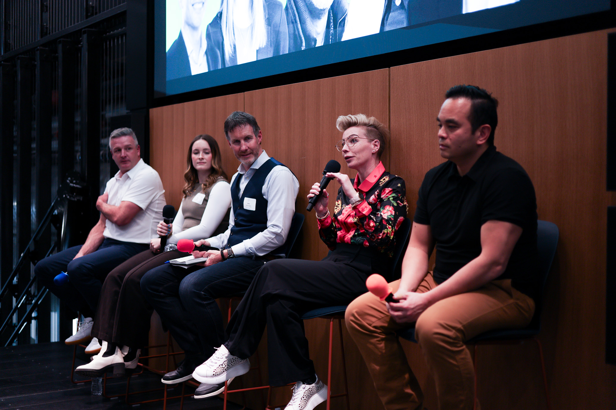 Executive leaders discussing AI adoption strategy, organizational clarity, and operational context.